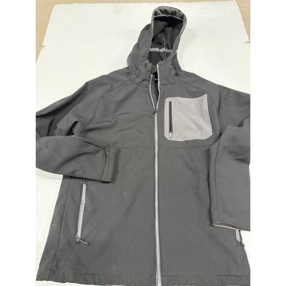 Moosejaw Other - Moosejaw Mountaineering Men’s Soft Shell Hooded Jacket Fleece Lined Black Medium